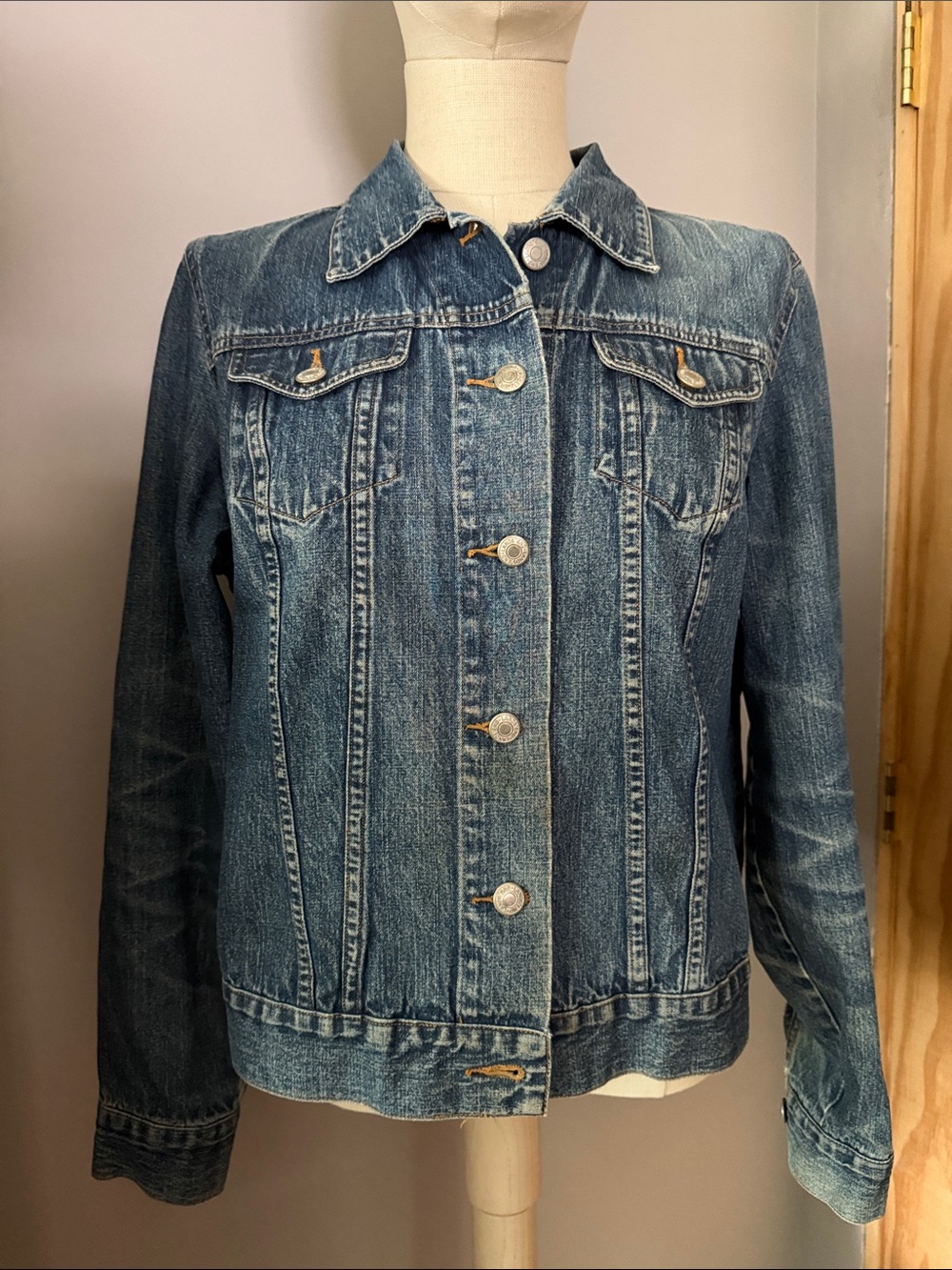 Vintage Lands End Denim jacket (1996)
maternity and beyond!